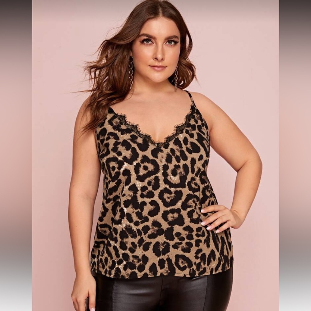 Shein leopard print shirt